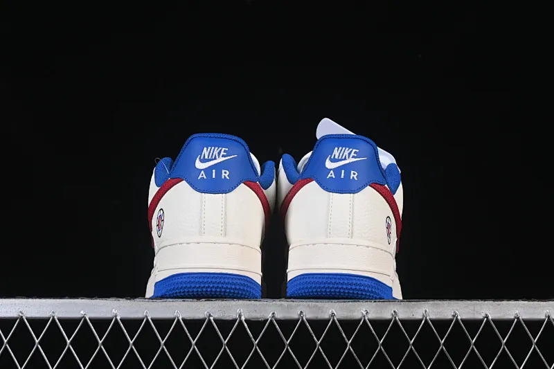 All categories Nk Air Force 1 Air Force series Nk Air Force 1 Low Air Force low-top Nike Air Force 1'07 Low NBA joint Clippers beige blue and red Air Force 1 low-top casual sneakers QW5606-274